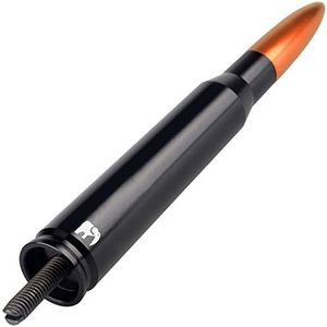 ONE250 Bullet Style Antenna, Compatible with Toyota Tundra All Models - Will fit Any Tundra TRD Packages, XK30/XK40, XK50, Double Cab, CrewMax, SR5, 1794 Edition, TRD or TRD Pro (Orange)