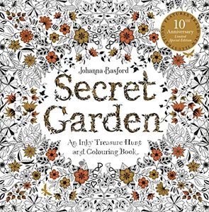 Secret Garden: An Inky Treasure Hunt and Colouring Book