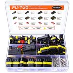 Flytuo 352PCS Automotive Waterproof Car Electrical Wire Connectors Plug Kit, 1/2/3/4 Male and Female Pin Connectors for Motorcycle, Truck, Car, Boats, Scooter