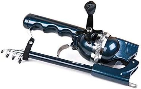 Amitfo Fishing Gear Pocket Fishing Rod Integrated Fishing Rod and Reel Combo Telescopic Fishing Rod with Line Mini Fishing Pole for Kids