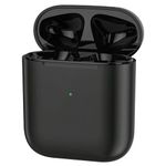 Sharp Peak Airpods Wireless Charger Case Replacement Charging Compatible with AirPods 2 and 1 - No Include Headphone No Sync Button - Black