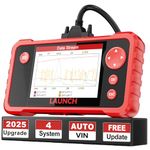 LAUNCH CRP123 Elite OBD2 Scanner-2025 New Model Engine/ABS/SRS/Transmission Diagnostic Scan Tool SRS Airbag Code Reader,Free Update