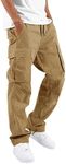 THWEI Mens Cargo Pants Casual Jogge