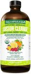 RejuveNaturals Castor Cleanse™ - USDA Organic Castor Oil, Chlorella, Spirulina, Roots & Greens for Wellness, Digestive Support, Daily Balance. 3-Month Supply Gut Cleanse Detox for Women & Men - 16oz.