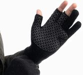 Avantic Alpaca Fishing Gloves for Men & Women with 3-Cut Fingers & Anti-Slip Grip for Winter Fly Fishing