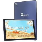 CWOWDEFU Tablet 10 inch Android 13 Tablet Octa-Core 4GB RAM 128GB Storage, WiFi 6, IPS Full HD Touchscreen Tablet for Kids (Blue)