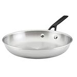 KitchenAid Polished Stainless Steel Frying Pan/Skillet, 10-Inch