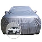 NEODRIFT 'CrystalTech' Car Cover for Hyundai Creta (100% Water-Resistant, All Weather Protection, Tailored Fit, Multi-Layered & Breathable Fabric) (Colour: Crystal Silver)