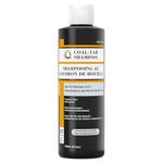 Coal Tar Shampoo 0.5% Natural Coal Tar - Dandruff Shampoo for Itchy Flaky Scalp - Hypoallergenic, HRIPT Tested - PABA and Silicone Free - All Ages 2+ - 240ml (8oz)