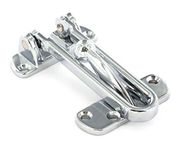 Chrome Plated - Front Door Security Chain Restrictor Heavy Duty Strong Home Safety