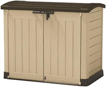 Keter M291820 Cobertizo de ordenación Exterior, Topo y Beige, SIO 1200
