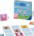 Ravensburger Peppa Pig Mini Memory Game - Matching Picture Snap Pairs Game For Kids Age 3 Years and Up