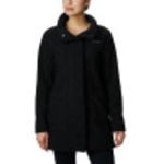 Columbia Women's Panorama Long Jacket, Sherpa Fleece, Black, Medium