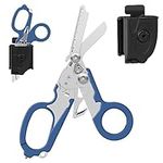 Trauma Shears Raptor Rescue Emergency Shears with Strap Cutter and Glass Breaker Stainless Steel Foldable Scissors Pliers, Outdoor Camping Rescue Scissors Tools…