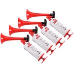 AOLIHAN 4Pcs Handheld Air Horn, Aluminum Portable Handheld Air Pump Horn, Loud Noise Maker Safety Horn for Boats Cars Sporting Events Camping Reusable Eco-Friendly (Handheld air horn 4pcs)