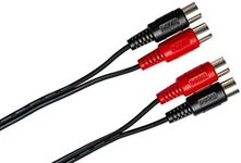 HOSA MID-201 Dual MIDI Cable, Dual 5-pin DIN to Same, 1 m