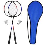 KH 2-4 Player Badminton Rackets Set for Adults Kids,Family Back Garden Sports Games,Racquets,Shuttlecocks & Carry Bag Included