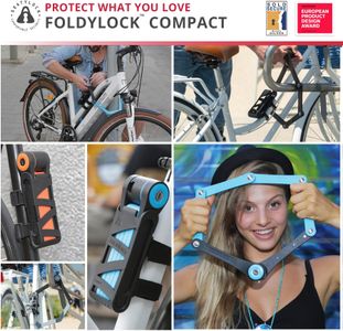 FoldyLock Compact Folding Bike Lock – High Security, Cut-Proof, 85cm