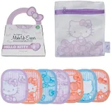 Makeup Eraser, 7-Day Set, Erase All Makeup with Just Water, Including Waterproof Mascara, Eyeliner, Foundation, Lipstick, and More! Hello Kitty, 7 ct.