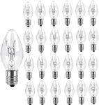 MMBGJKG Wax Warmer Bulbs-15 Watt Bulbs for Scentsy Wax Warmer- C7 Replacement Bulbs for Plug in Wax Diffuser,Scentsy Light Bulbs,Salt Lamp Bulbs for Himalayan Salt Lamp,Dimmable- (25pack)