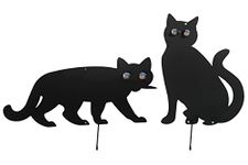 Maximex Bird Scarer Cat Set of 2, Black, 1.6x37x29 cm, 71964900