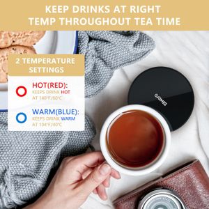 GARMEE Mug Warmer – 2-Temperature Electric Coffee Cup Heater