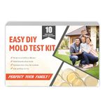 Mold Testing Kit for Home Air Quality - Test 10 Room, DIY Home Mold Detector Kit, Home Air & Surface, HVAC Indoor Quick Mold Testing Kit for Home, Identification & Remove Guide Included