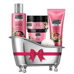 Bryan & Candy Delicate Rose Tub Kit Diwali Gift Set For Women, Luxurious Spa Experience at home, |100% Vegan, Skin-Friendly pH 5.5, SLS & Paraben Free