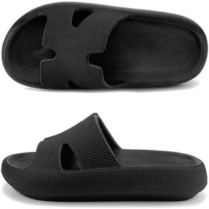 Cloud Slides for Women Cushion Recovery Pillow Sandals with Arch Support, Memory Foam House Shower Slippers for Woman, Non-Slip Comfort Quick Drying