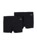 Jockey Girls Shorts (Pack of 2) SG08_Black_7-8 Yrs