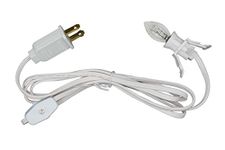 Creative Hobbies® Single Light Replacement Clip in Lamp Cord for Christmas Village House Includes Clear Light Bulb (1)