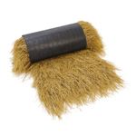 Tiki Thatch Grass Roof, Mexican Artificial Straw Roll for Tiki Bar Hut Party Garden Fence Patio DIY Crafts,Palapa Thatch Roofing Duck Blind Grass Hay Bales for Decoration (Yellow, 3 x 0.4M)