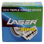 Laser Shaving Ultra Double Edge Safety Razor Blades For Men With Triple Coated Edges -Set Of 50 Pieces Pack Of 1