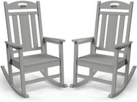 Outdoor Rocking Chair Set of 2, All