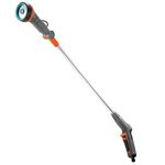 GARDENA Comfort Hanging Basket Spray Lance: Robust garden sprayer for watering and cleaning, 90 cm long, with soft spray and bubble jet spray, frost protection (18335-20)