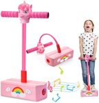 Stfitoh Pogo Stick for Girls Kids, Unicorn Toys for 3 5 6 8 9 Year Olds Girls Gifts for 3-12 Year Old Girls Age 3-12 Outdoor Toys for Boys 3-12 Year Olds Xmas Gifts Girls Birthday Presents