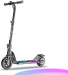 Fanttikride C10 Pro Electric Scooter for Kids, LED Battery Level, 5/8/10 MPH, 6.5 Miles Range, Height Adjustable, Type C Fast Charging, Foldable Electric Scooter for Kids 3.9-5.2 ft Tall(Black)