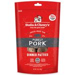 Stella & Chewy’s Freeze Dried Raw Dinner Patties – Grain Free Dog Food, Protein Rich Purely Pork Recipe – 396g Bag