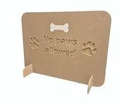 Vanity style Dog stopper, Dog barriers gate for stairs, easy setup, beautiful style (Natural, 51cm x 70cm)