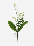 Artificial Lily of the Valley White Flower Spray x 34cm