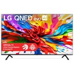 LG 85-Inch QNED92 Mini LED QNED Evo 4K Smart TV - α8 AI Processor 4K Gen 2, Dynamic QNED Colour, Dolby Vision, Alexa Built-In, 120Hz Refresh Rate, HDMI 2.1, FreeSync, VRR, WebOS 25 (85QNED92AUA, 2025)