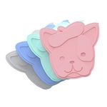 Bentgo Buddies Reusable Ice Packs - Slim Ice Packs for Lunch Boxes, Lunch Bags, and Coolers - Multicolored 4-Pack (Puppy)