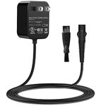 VHBW Replacement for Braun Charger Cord 12V Compatible with Braun Shaver Series 1/2/3/4/5/6/7/9 XT5 Charger for 3020S 5018S 3040S 492-5214 Razor Charging