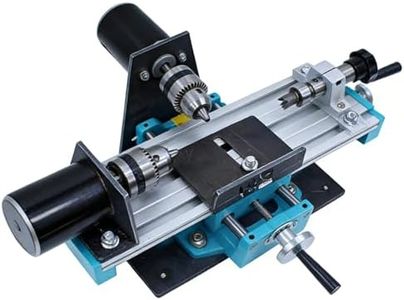 Mini Metal Lathe with Variable Speed and Precision Drilling for Metal and Woodworking Projects