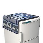 FACTCORE Designer Blue Box Fridge Top Cover (21 X 39 Inches)