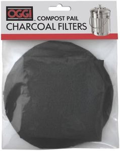 Oggi Replacement Charcoal Filters for Compost Pails # 7320, 5427, 5448 and 7700, Set of 2