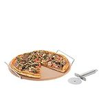Avanti Pizza Stone with Rack and Cu