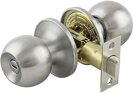 Romak 608910 Knob Set Privacy Set Knob Brushed Nickel