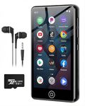 144GB MP3 Player with Bluetooth and WiFi, Android Spotify Music Player for Pandora, Amazon Music, Audible. 4.02" Touchscreen, Speaker, Supports Play Store,Up to 512GB