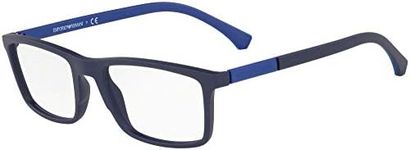 Ray-Ban Men's Optical Frames, Multicolour (Rubber Blue), 55.0